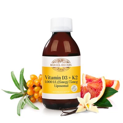 Vitamin D3 + K2 1.000 I.E./75 mcg Liposomal 150 ml 