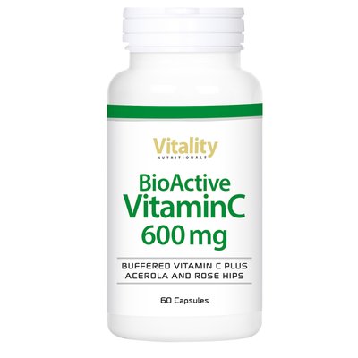 BioActive Vitamin C 600 mg, 60 capsule