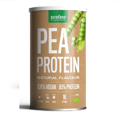 Vegan organic pea protein shake neutral